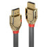 Фото #10 товара Lindy 10m Standard HDMI Cable - Gold Line - 10 m - HDMI Type A (Standard) - HDMI Type A (Standard) - 4096 x 2160 pixels - Gold - Grey
