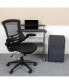 Фото #2 товара Набор для работы из дома EMMA+OLIVER: Компьютерный стол, эргономический офисный стул, мобильный файловый шкаф