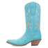 Dingo Sabana Embroidered Snip Toe Cowboy Womens Blue Casual Boots DI197-400