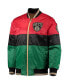 Фото #3 товара Men's Red and Black and Green Brooklyn Nets Black History Month NBA 75th Anniversary Full-Zip Jacket