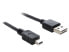 Delock 85554 - 2 m - USB A - Mini-USB B - USB 2.0 - 480 Mbit/s - Black