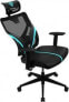 Фото #3 товара Кресло компьютерное ThunderX3 YAMA 1 сине-черное