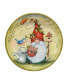 Фото #2 товара Garden Gnomes Set of 4 Soup/Pasta Bowl