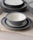 Colorwave Curve Mixed 16-Pc. Dinnerware Set, Service for 4