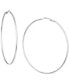 Extra-Large Thin Hoop Earrings, 3.15", Created for Macy's