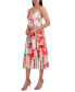 ფოტო #3 პროდუქტის Women's Printed Spaghetti-Strap Dress