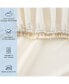 Фото #2 товара Arkwright Bulk Fitted Microfiber Sheets - (6 Pack) Color-Coded Hem Threads Bedding Essentials Supplies for Hosts of Hotel, Motel, or Rental Properties, Color Options, Queen