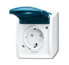 Фото #3 товара BUSCH JAEGER 2083-0-0842 - CEE 7/3 - 2P+E - Blue - White - IP44 - 250 V - 16 A