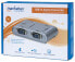 Фото #2 товара Manhattan USB-A to 4x Serial Port Converter - Male to Male - Serial/RS232 - MosChip MCS7840 - Automatic IRQ and I/O address selection - Bus powered - Silver - Three Year Warranty - Boxed - 60 mm - 95 mm - 20 mm - 190 g - CE FCC USB 2.0 WEEE