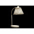 Настольная лампа DKD Home Decor Металл Белый плетеный 220 V 50 W (22 x 28 x 48 cm)