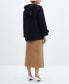 ფოტო #2 პროდუქტის Women's Hooded Wool Coat