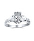 ფოტო #1 პროდუქტის BFF Celtic Irish Friendship Promise AAA CZ Cubic Zirconia Hands & Heart Claddagh Ring For Women Teens .925 Sterling Silver