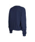 ფოტო #3 პროდუქტის Women's Navy Tennessee Titans Thermal Crop Long Sleeve T-shirt