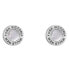 Фото #2 товара Steel stud earrings with mother-of-pearl VE1099S