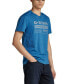 Men's Reflective Originals Straight-Fit Logo Graphic T-Shirt ретро-синий, L - фото #3