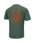 Фото #4 товара Men's Green Miami Hurricanes OHT Military-Inspired Appreciation Flag 2.0 T-shirt