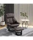 Фото #2 товара Massage Recliner Chair with Cushioned Ottoman and 10 Point Vibration