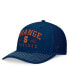 Фото #1 товара Men's Navy Syracuse Orange Carson Trucker Adjustable Hat