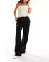 Фото #1 товара AllSaints Aleida soft touch wide leg trousers in black