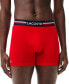 Men's 3pk. Regular-Fit Stretch French Flag Boxer Briefs Red, Grey, Navy, S - фото #4