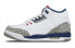 Фото #1 товара Jordan Air Jordan 3 Retro True Blue 高帮 复古篮球鞋 GS 蓝色 / Кроссовки Jordan Air Jordan 854261-106