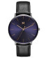 Фото #1 товара Часы и аксессуары MVMT Наручные часы Legacy Black Leather 42мм