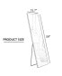 Фото #4 товара aluminum alloy metal frame full body mirror, quality upgrade, bathroom makeup mirror, bedroom entrance, floor mirror, 59 " 15.7" W151124219