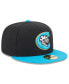 Фото #4 товара Men's Black Charlotte Knights Authentic Collection Alternate Logo 59FIFTY Fitted Hat
