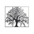 Фото #1 товара Настенный декор DKD Home Decor 3 Предметы Чёрный Дерево Металл (105 x 1,3 x 91 cm)