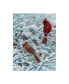 Фото #1 товара Jeff Tift 'Winter Cardinal Painting' Canvas Art - 24" x 32"