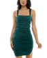 Juniors' Ruched Tie-Back Bodycon Dress