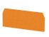 Weidmüller ZAP/TW ZDU10 OR - End plate - 20 pc(s) - Wemid - Orange - -50 - 120 °C - V0