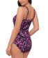 Фото #3 товара Women's Abstract-Print One-Piece Swimsuit, Created for Macy's