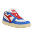 Фото #2 товара Diadora Mi Basket Row Cut Philly 6 Lace Up Mens White Sneakers Casual Shoes 177