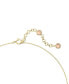 Фото #3 товара Swarovski gold-Tone Color Crystal 14-7/8" Reversible Pendant Necklace