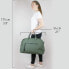 Фото #5 товара Мужская дорожная сумка черная The Friendly Swede Weekender Bag, Duffle Overnight Bag - High-end Vreta Collection - 35L Travel Duffel, Weekend Bag For Women and Men (Green)