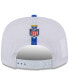 ფოტო #4 პროდუქტის Men's White/Royal Los Angeles Rams 2024 NFL Training Camp Golfer Snapback Hat