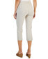 Фото #2 товара Women's Pull On Slim-Fit Rivet Detail Cropped Pants, Created for Macy's