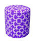 Фото #8 товара Links Ottoman Round Pouf with Removable Cover 16" x 17"