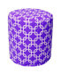 Фото #1 товара Links Ottoman Round Pouf with Removable Cover 16" x 17"