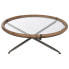 Фото #2 товара Кофейный столик Home ESPRIT Стеклянный древесина ели 100 x 100 x 40 cm