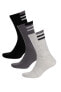 Фото #1 товара Носки defacto Erkek 3-piece Cotton Sports Socks