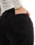 Noisy May Yolanda wide jeans in black W30 L30 - фото #4