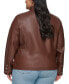 Фото #2 товара Trendy Plus Size Updated Racer Jacket