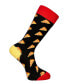 ფოტო #2 პროდუქტის Men's Houston Novelty Luxury Crew Socks Bundle Fun Colorful with Seamless Toe Design, Pack of 3