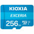Фото #2 товара Карта памяти микро-SD с адаптером Kioxia Exceria UHS-I Класс 10 Синий 256 GB