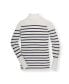 Фото #7 товара Women's Long Sleeve Mock Neck Breton Sweater