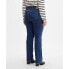 Фото #2 товара Levi's Women's Plus Size Mid-Rise Classic Straight Jeans - Lapis Dark Horse 24