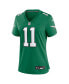 Фото #3 товара Men's Brian Dawkins Kelly Green Philadelphia Eagles Alternate Retired Player Game Jersey