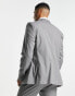 Фото #4 товара River Island skinny suit jacket in grey